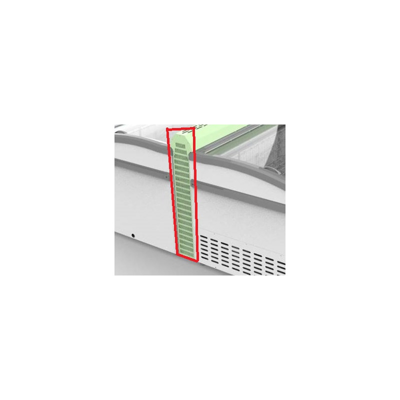 Connexion pour Congélateur bahut côté blanc pour îlot sans élément de la tête - Combisteel