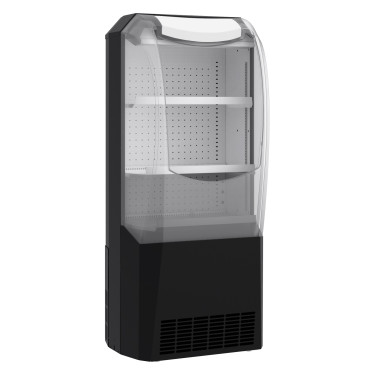 Frigo professionnel - 274L - +2/+15°C - LED - 3 grilles - Noir - Combisteel
