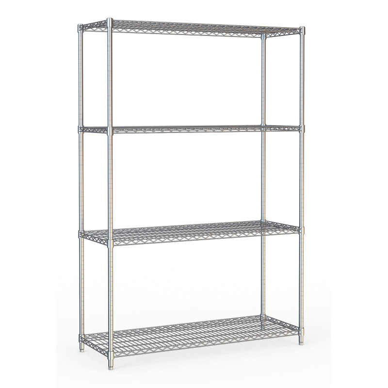 Étagères 4 niveaux 1200 démontable - Combisteel