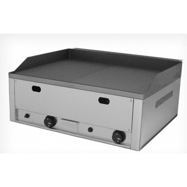 Plaque de Cuisson - Gaz - Lisse/Striée - 650x480mm - 8kW - Beckers  au meilleur prix sur Restock CHR