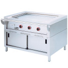 Plaque teppanyaki gaz 3 x 7 kw sur armoire - Diamond  au meilleur prix sur Restock CHR