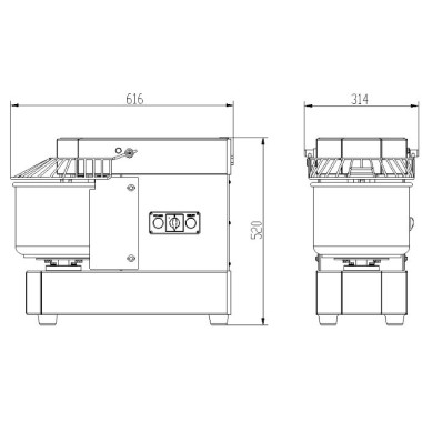 Pétrin à spirales 10 litres - Combisteel