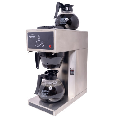 Machine café 2 carafes en verre 1.8 l - Combisteel