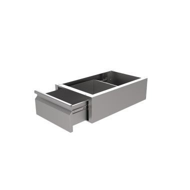 Bloc de tiroirs 1 tiroir pour table 600 - Combisteel