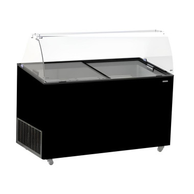 Vitrine à crème glacée pour 12 bacs de 5 l  - Combisteel