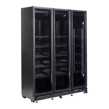 Armoire réfrigérée positive 1200L 3 portes acier noir numérique R290 - Combisteel