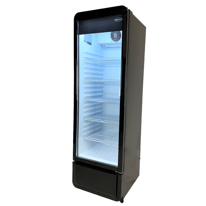 Réfrigérateur vitré 258L température +1°C à +10°C 5 grilles éclairage LED - Combisteel