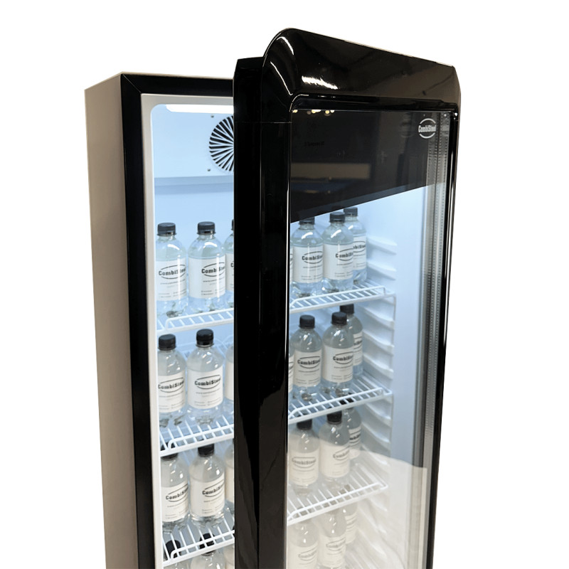 Réfrigérateur vitré 258L température +1°C à +10°C 5 grilles éclairage LED - Combisteel