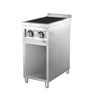Cuisinière à induction 2 feux sur meuble - Combisteel