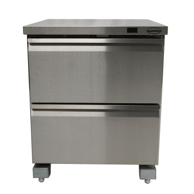 Réfrigérateur et congélateur 2 tiroirs - Combisteel