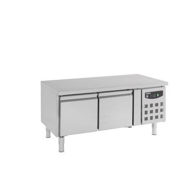 Table réfrigérée positive CHR avec 2 portes 1200x700x650 mm - 168 l - Combisteel