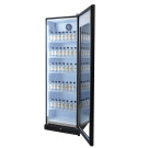 Réfrigérateur noir porte en verre PIB 360R - Température +1/+9 - 354 l - Combisteel