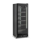 Armoire réfrigérée positive SVE 450 noir 1 porte en verre 400 litres - Combisteel