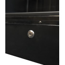 Armoire réfrigérée positive SVE 450 noir 1 porte en verre 400 litres - Combisteel