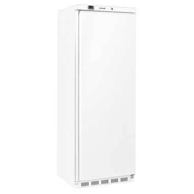 Armoire positive blanche 400 L - Froid ventilé Dégivrage automatique 4 étagères Thermostat digital - Casselin