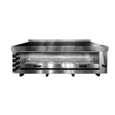 Salamandre gaz 8 zones de chauffage - 1650x490x680 mm - Combisteel