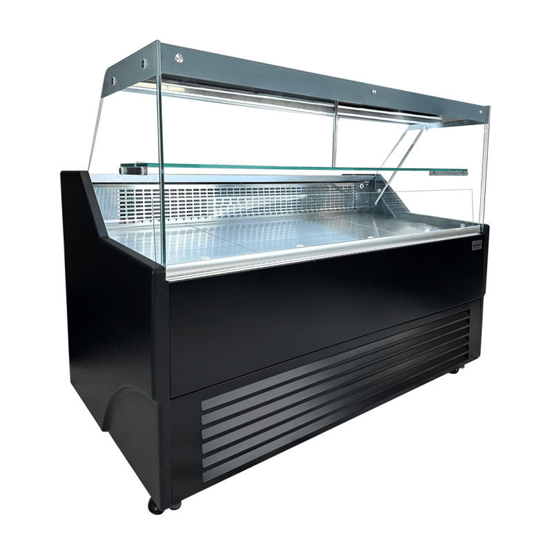 Vitrine réfrigérée Wesley 2.5 2590 mm 208 litres - Noir - Combisteel