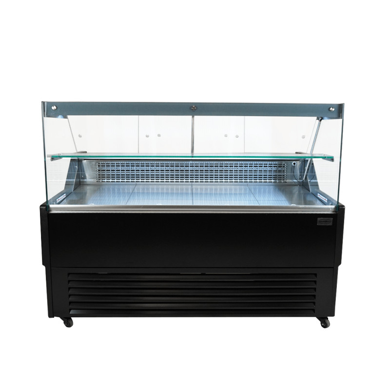 Vitrine réfrigérée Wesley 2.5 2590 mm 208 litres - Noir - Combisteel