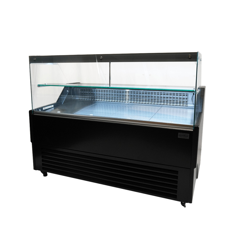 Vitrine réfrigérée Wesley 2.5 2590 mm 208 litres - Noir - Combisteel