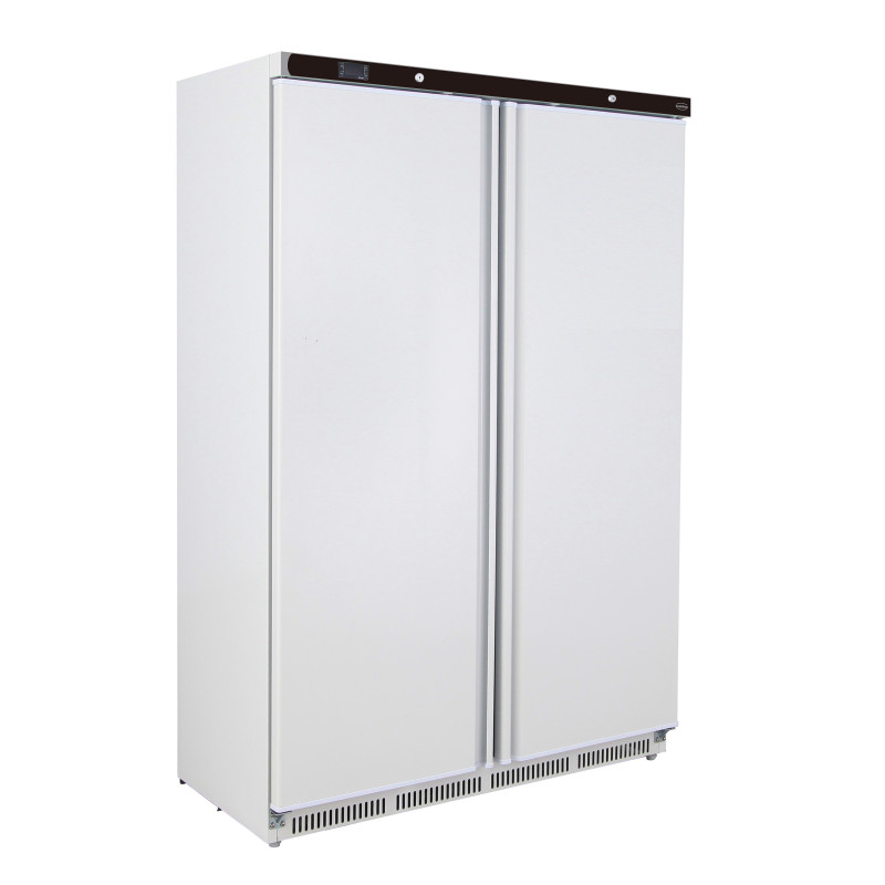 Armoire réfrigérée positive blanche 2 portes 1215x585x1853 mm 744 l - Combisteel
