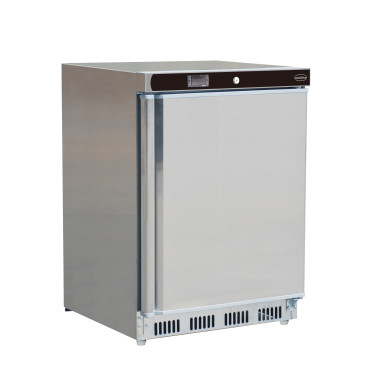 Mini congélateur professionnel en acier inox 1 porte 600x605x810 mm 101 l - Combisteel