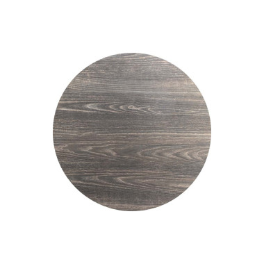 Plateau de table hpl ø 70 cm - Riverwashed wood - Veba  au meilleur prix sur Restock CHR