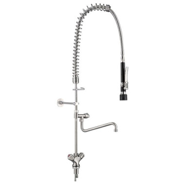 Pré douche de rinçage avec 1 trou 390x975 mm - Combisteel  au meilleur prix sur Restock CHR