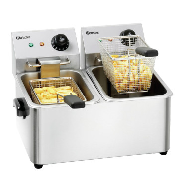 Friteuse SNACK II 2 x 2 kW Inox - Bartscher