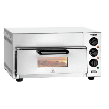 Four à pizza ST415 2 kW Inox - Bartscher