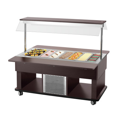 Chariot buffet Kids K4110-150W 0.356 kW Inox - Bartscher