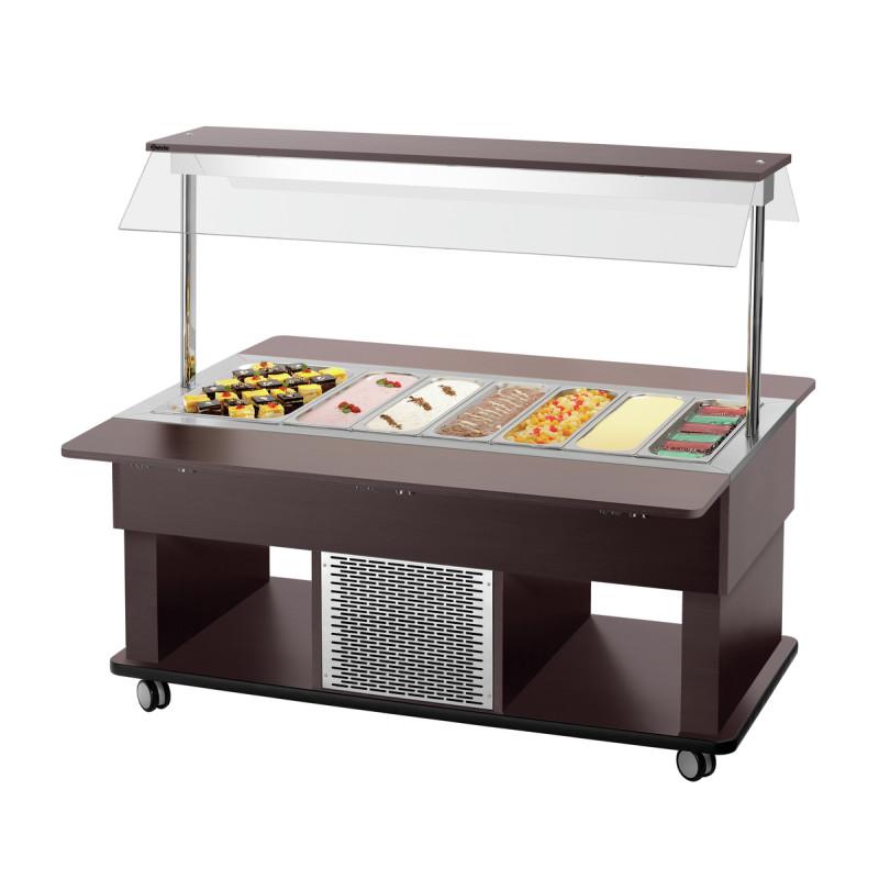 Chariot buffet Kids K4110-150W 0.356 kW Inox - Bartscher