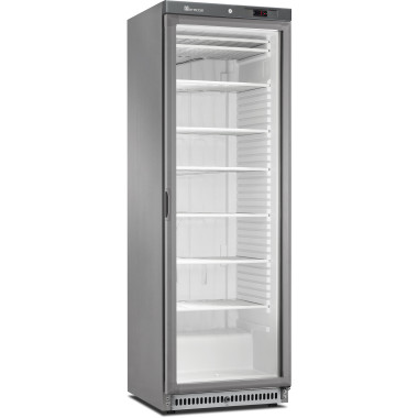 Congélateur vitré Inox 386L - 7 compartiments - Éclairage LED contrôle numérique 50mm isolation - Saro  au meilleur prix sur Res