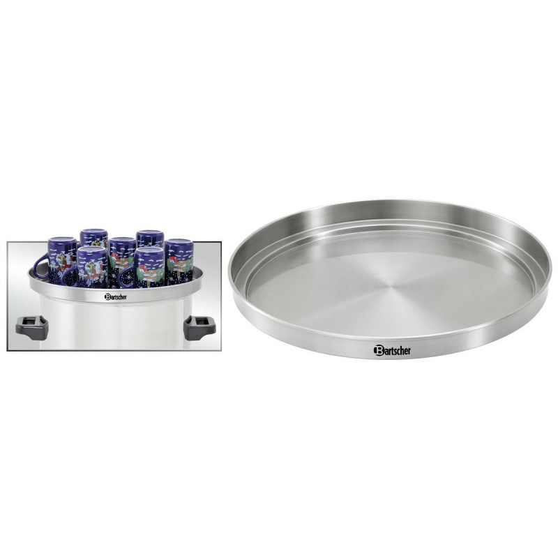 Couvercle m. chaud 200057/A200052 Inox - Bartscher