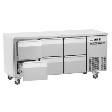 Table réfrigérée Easy S6-1501 0.25 kW Inox - Bartscher