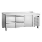Table réfrigérée S4T1-150 MA 0.452 kW Inox - Bartscher