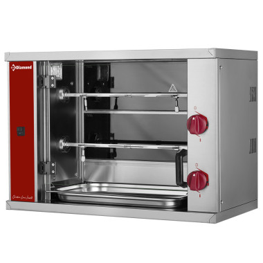 Rôtissoire à poulets vitro- 2 x 3 poulets - Diamond  au meilleur prix sur Restock CHR