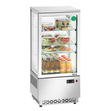Vitrine réfrig. Mini 78L, inox A2CH 0.18 kW - Bartscher