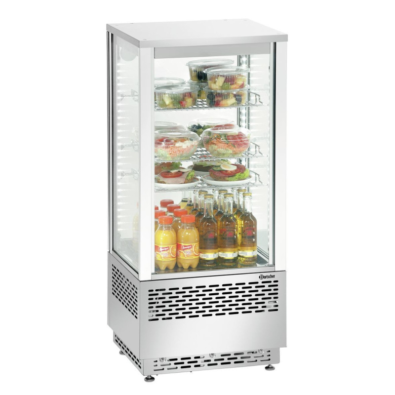 Vitrine réfrig. Mini 78L, inox A2CH 0.18 kW - Bartscher