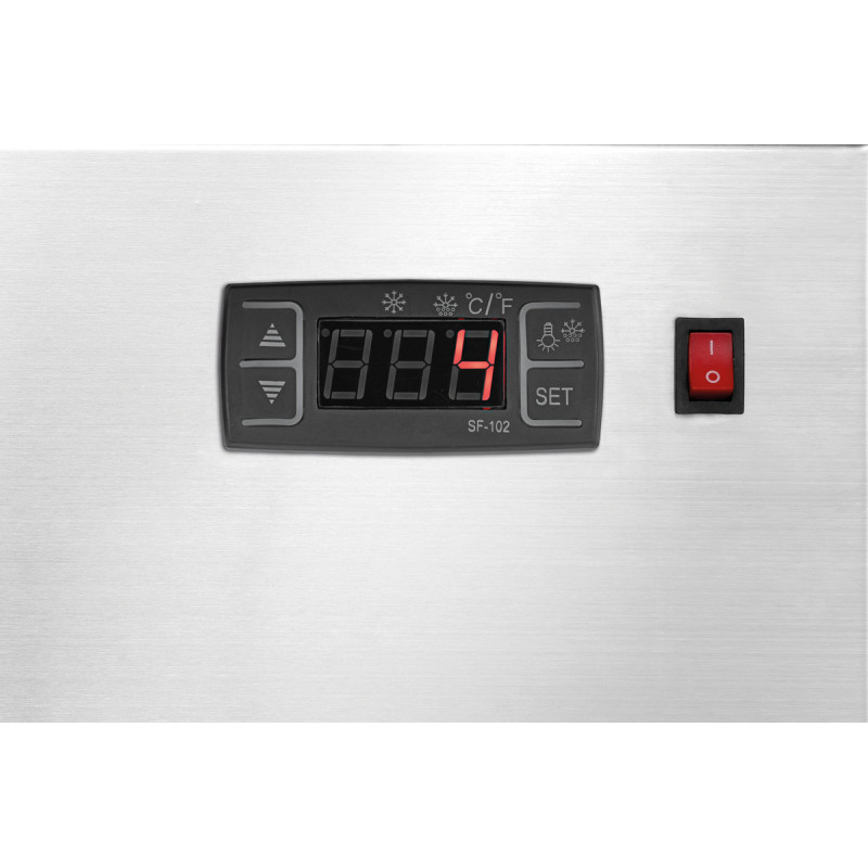 Vitrine réfrig. Mini 78L, inox A2CH 0.18 kW - Bartscher