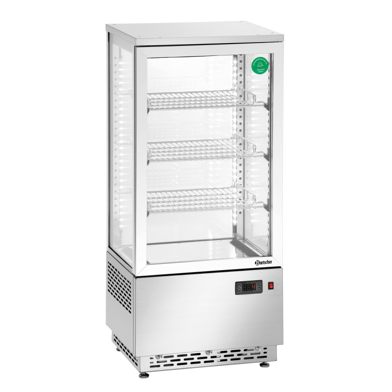 Vitrine réfrig. Mini 78L, inox A2CH 0.18 kW - Bartscher