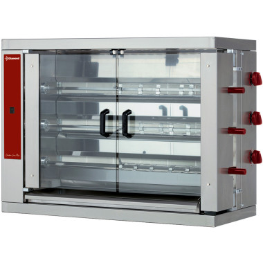 Rôtissoire gaz 3 x 6 poulets - Diamond  au meilleur prix sur Restock CHR