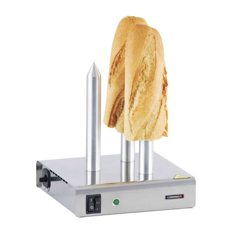 Chauffe-pain - 3 plots - Acier inoxydable - 110W - Casselin  au meilleur prix sur Restock CHR