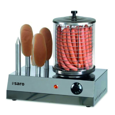 Chauffe hot-dogs - Verre - 4 barres - 1kW - Saro  au meilleur prix sur Restock CHR