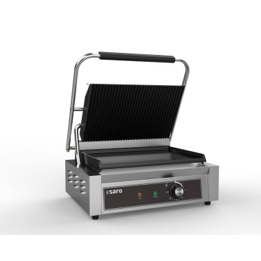 Grill panini rainurée et lisse - Modèle PG 1 BGG - Saro  au meilleur prix sur Restock CHR