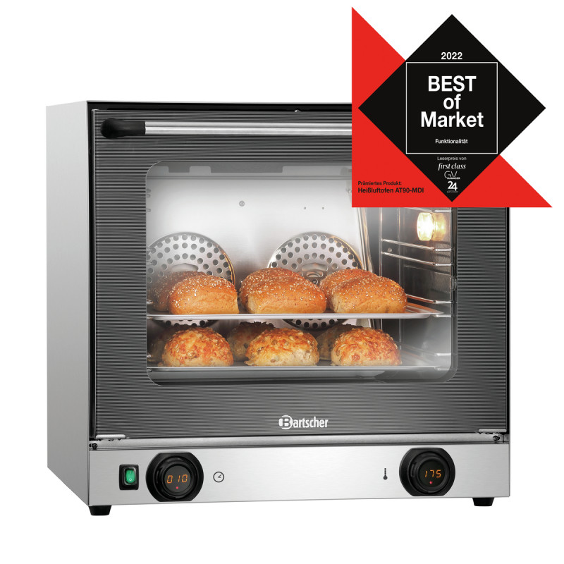 Four à convection AT90-MDI 2.7 kW Inox - Bartscher