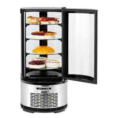 Vitrine à gâteaux 100L 0.23 kW Inox - Bartscher
