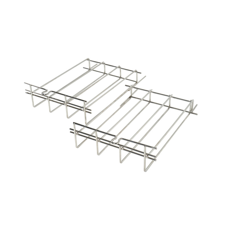 Jeu guide d'étagères, gauche-droite Inox - Bartscher