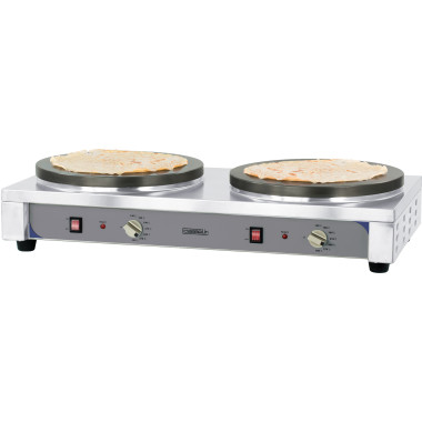 Crêpière professionnelle double premium - 2x40 cm - 5400W - Casselin  au meilleur prix sur Restock CHR