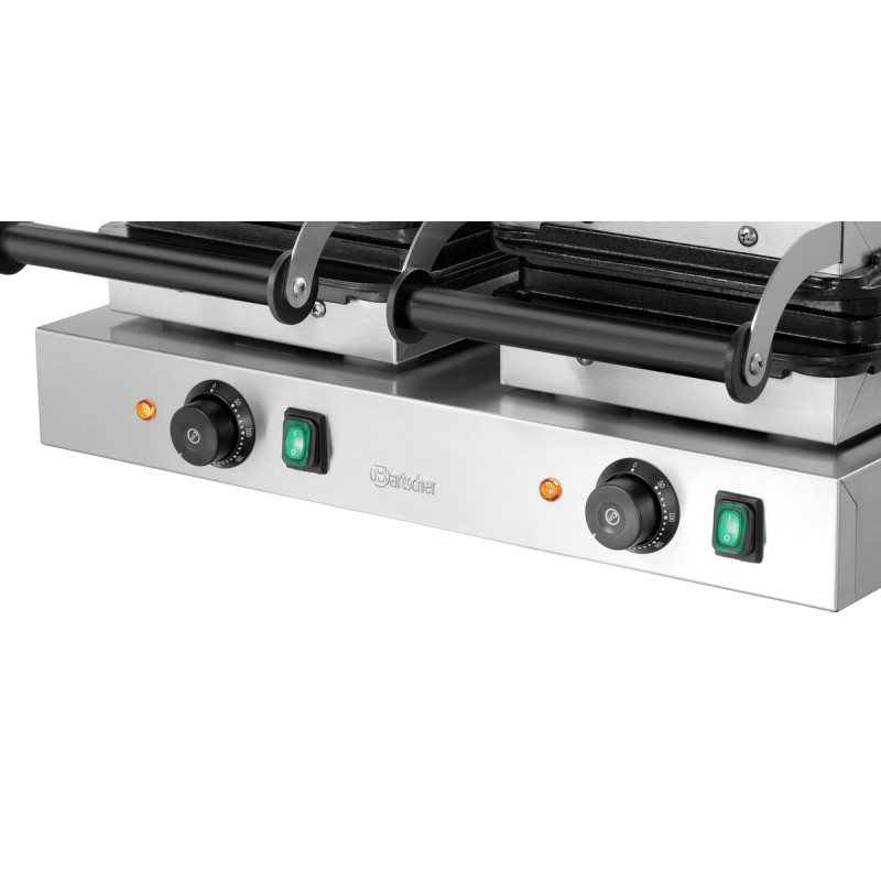 Gaufrier 2BW160-101 2 x 2,2 kW Inox - Bartscher