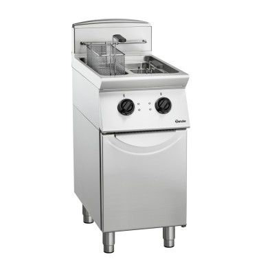 Friteuse 700, L400, 2x8L 14 kW Inox - Bartscher